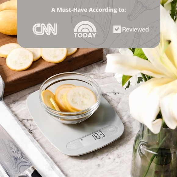 Greater Goods Digital Kitchen Scale - Gray, Precision Sensors, Large Display - Picture 3 of 10